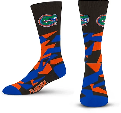 For Bare Feet University of Florida Shattered Camo Crew Socks