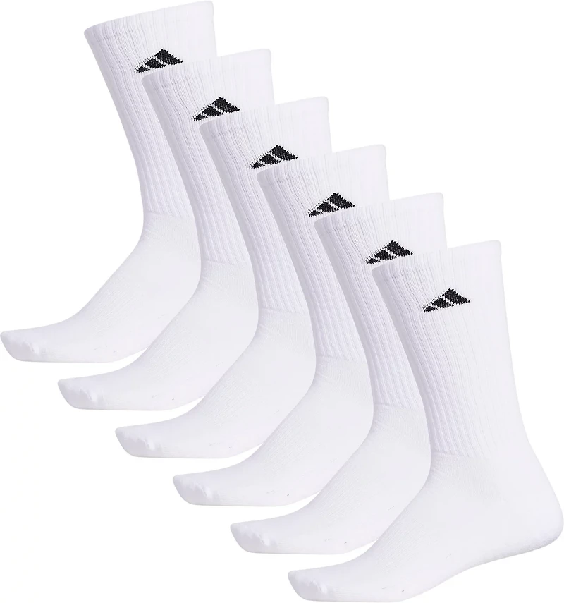 adidas Men's climalite Crew Socks 6 Pack