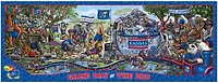 YouTheFan University of Kansas Game Day At The Zoo 500-Piece Puzzle