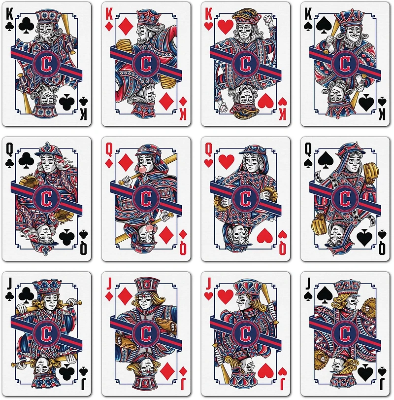 YouTheFan Cleveland Guardians Classic Series Playing Cards