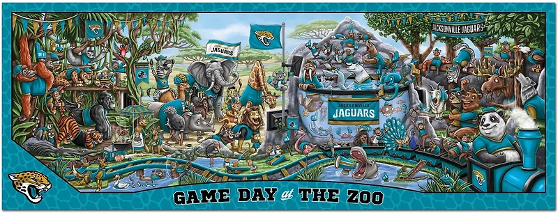 YouTheFan Jacksonville Jaguars Game Day At The Zoo 500-Piece Puzzle