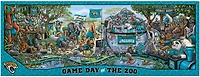 YouTheFan Jacksonville Jaguars Game Day At The Zoo 500-Piece Puzzle