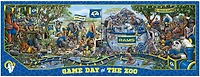 YouTheFan Los Angeles Rams Game Day At The Zoo 500-Piece Puzzle