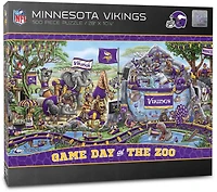 YouTheFan Minnesota Vikings Game Day At The Zoo 500-Piece Puzzle