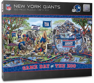 YouTheFan New York Giants Game Day At The Zoo 500-Piece Puzzle