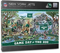YouTheFan New York Jets Game Day At The Zoo 500-Piece Puzzle