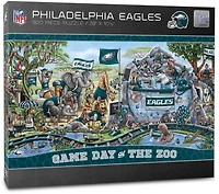 YouTheFan Philadelphia Eagles Game Day At The Zoo 500-Piece Puzzle