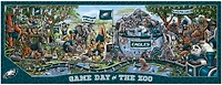 YouTheFan Philadelphia Eagles Game Day At The Zoo 500-Piece Puzzle