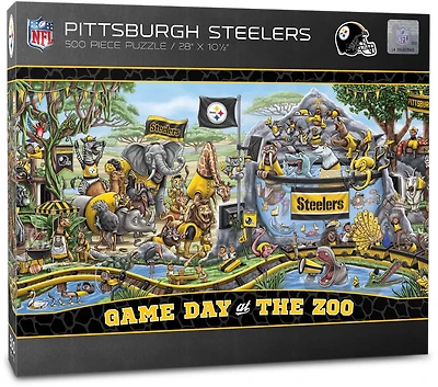 YouTheFan Pittsburgh Steelers Game Day At The Zoo 500-Piece Puzzle