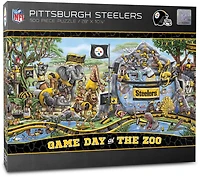 YouTheFan Pittsburgh Steelers Game Day At The Zoo 500-Piece Puzzle