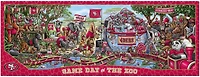 YouTheFan San Francisco 49ers Game Day At The Zoo 500-Piece Puzzle
