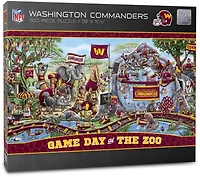 YouTheFan Washington Commanders Game Day At The Zoo 500-Piece Puzzle
