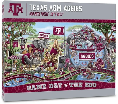 YouTheFan Texas A&M University Game Day At The Zoo 500-Piece Puzzle