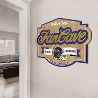 YouTheFan Baltimore Ravens Fan Cave Sign