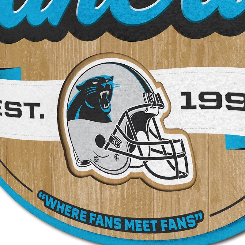 YouTheFan Carolina Panthers Fan Cave Sign