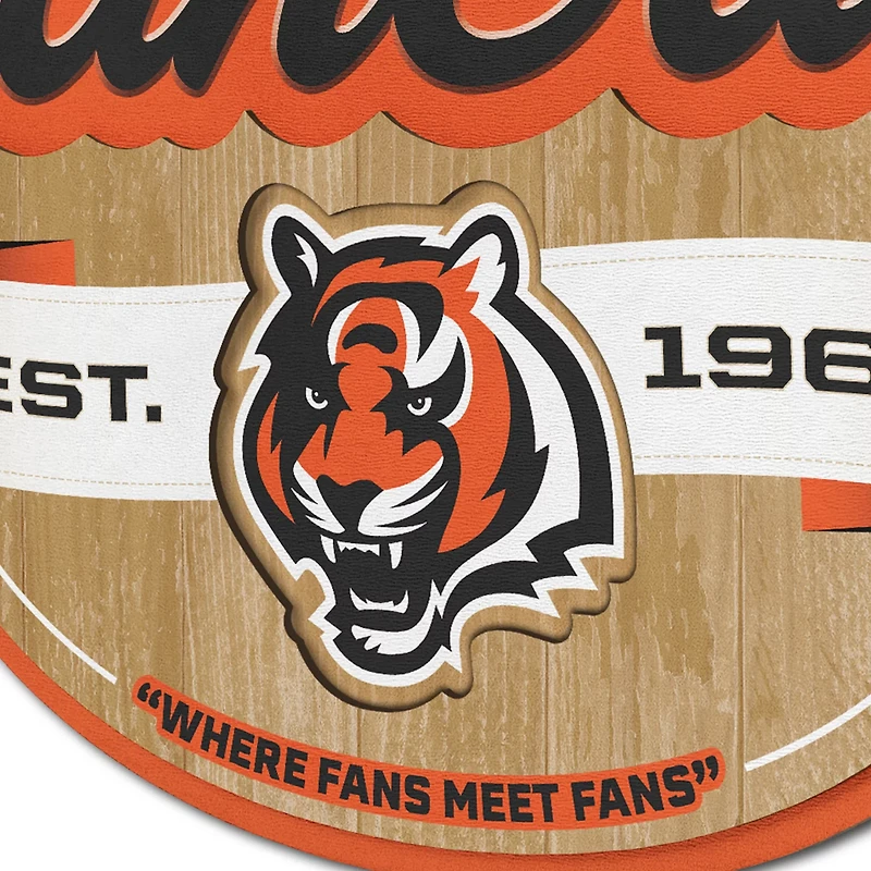 YouTheFan Cincinnati Bengals Fan Cave Sign