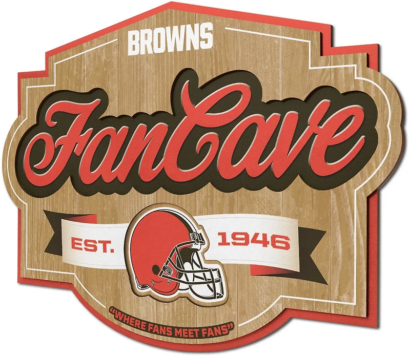 YouTheFan Cleveland Browns Fan Cave Sign