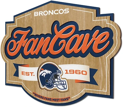 YouTheFan Denver Broncos Fan Cave Sign