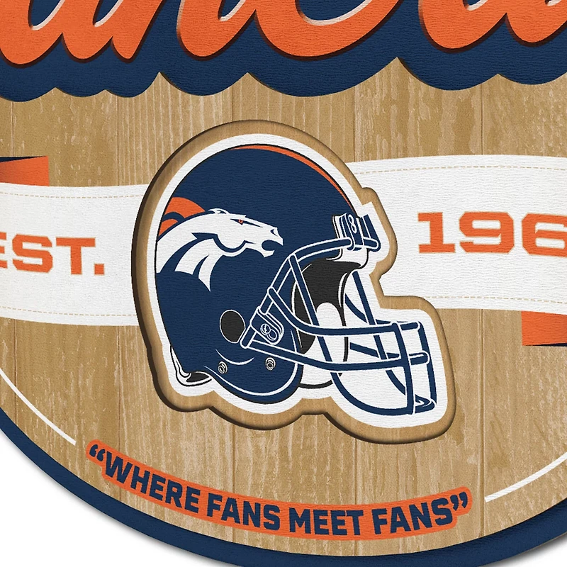 YouTheFan Denver Broncos Fan Cave Sign