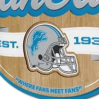 YouTheFan Detroit Lions Fan Cave Sign