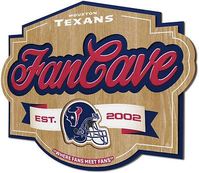 YouTheFan Houston Texans Fan Cave Sign