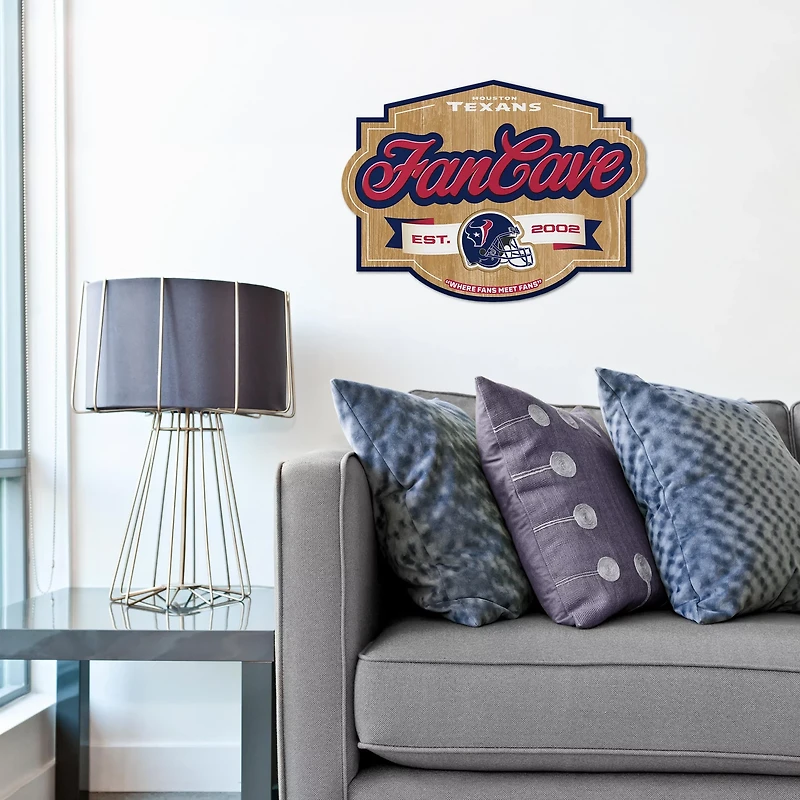 YouTheFan Houston Texans Fan Cave Sign