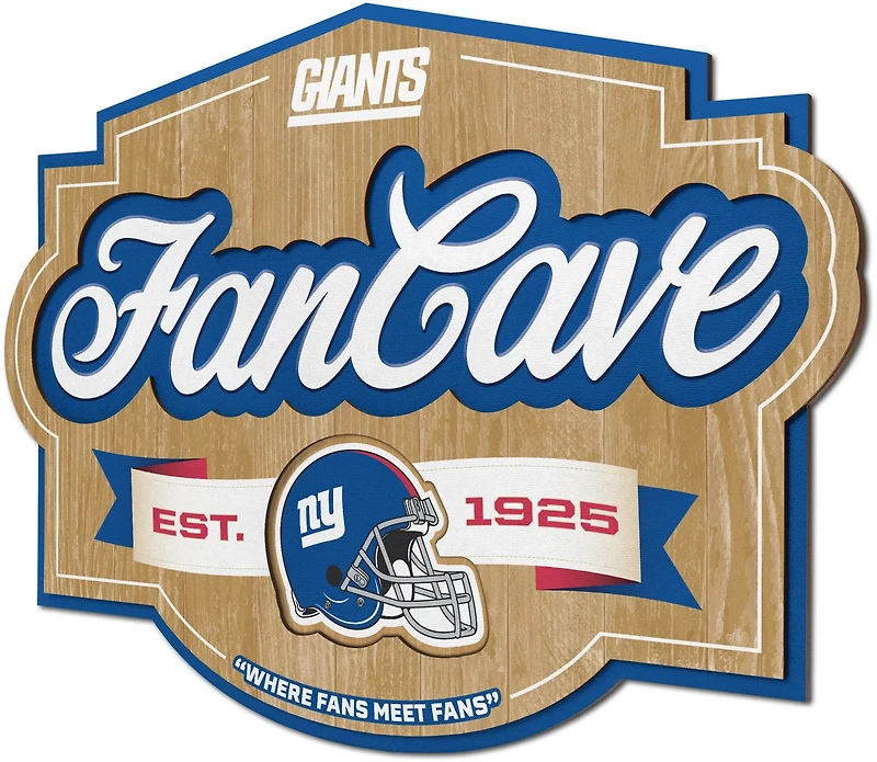 YouTheFan New York Giants Fan Cave Sign