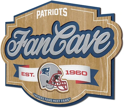 YouTheFan New England Patriots Fan Cave Sign