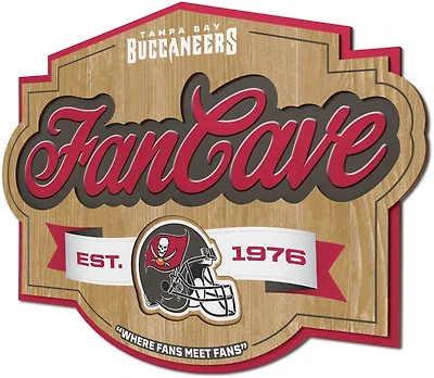 YouTheFan Tampa Bay Buccaneers Fan Cave Sign