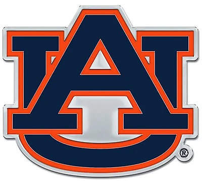 WinCraft Auburn University Color Chrome Free Form Auto Emblem