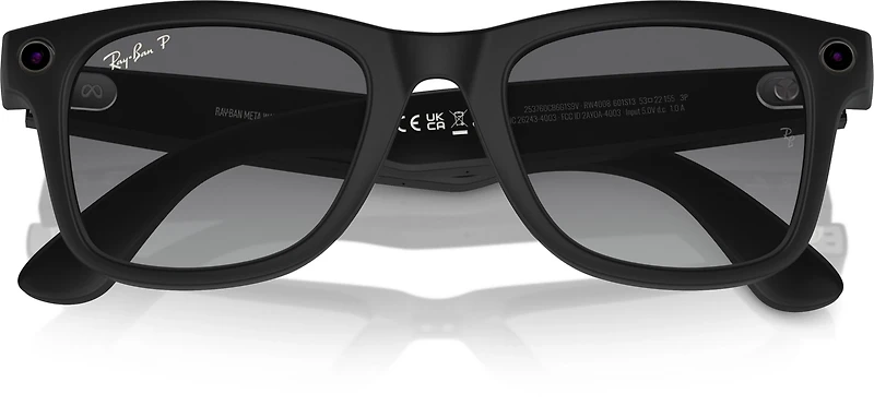 Ray-Ban Wayfarer Meta Wide Polarized Sunglasses