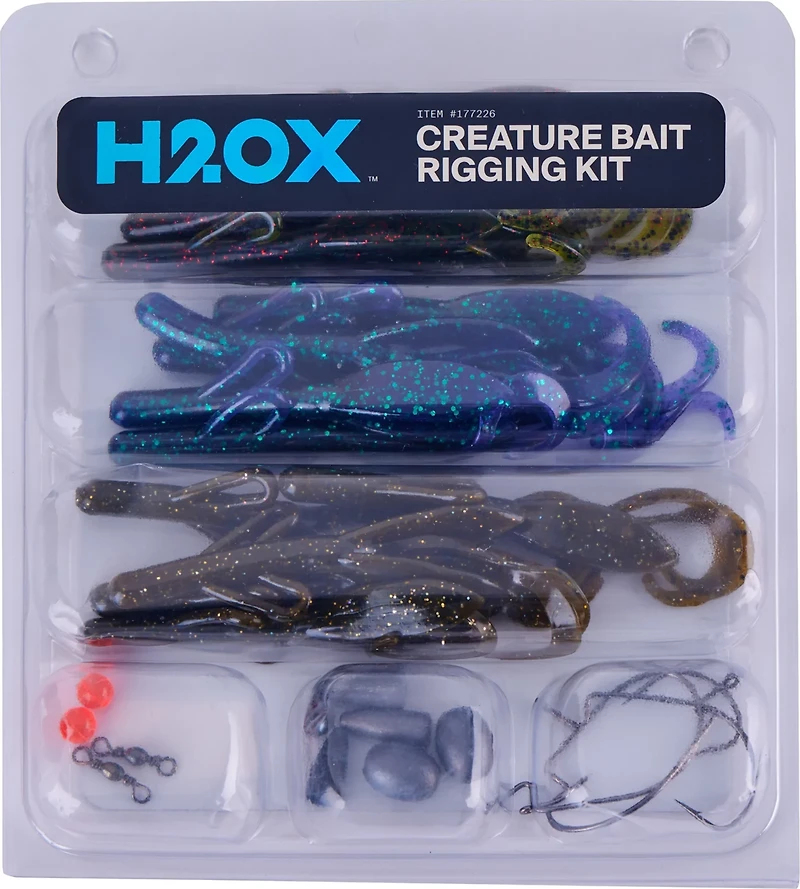 H2OX 4 in Creature Bait Rigging Kit