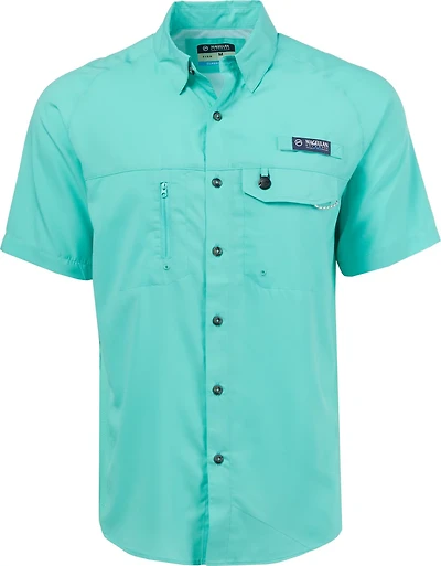 Magellan Outdoors Men's Pro Fish Short Sleeve Fishing Button-Down Shirt