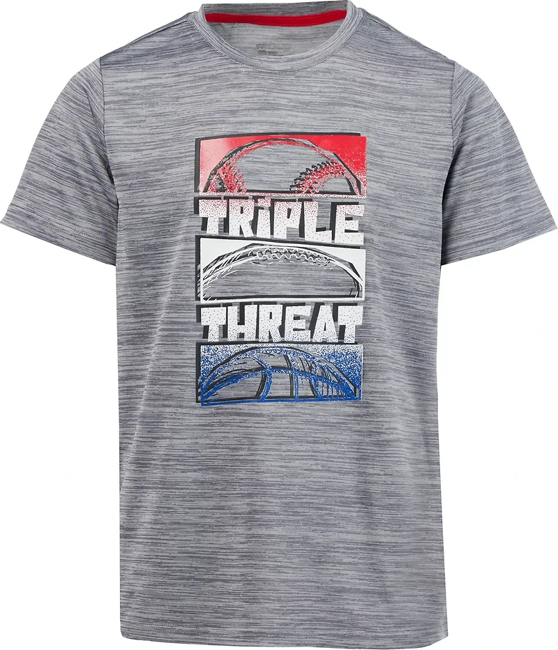 BCG Boys' Turbo Triple Threat T-shirt