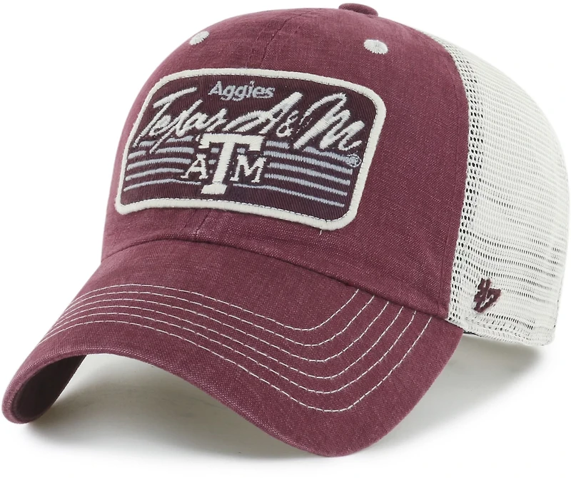 '47 Adults' Texas A&M University Primary Logo Five Point Clean Up Cap