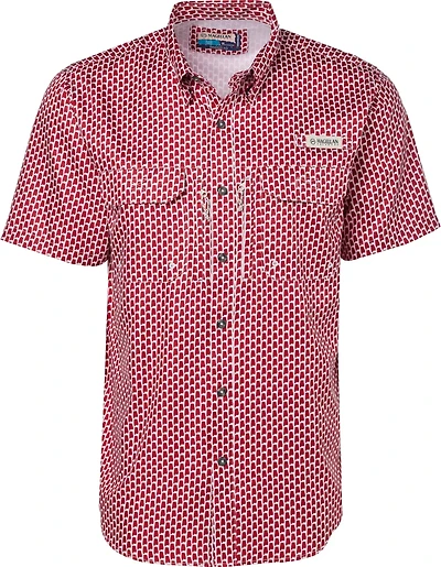 Magellan Outdoors Men's Alabama Local State Print Button-Down Shirt