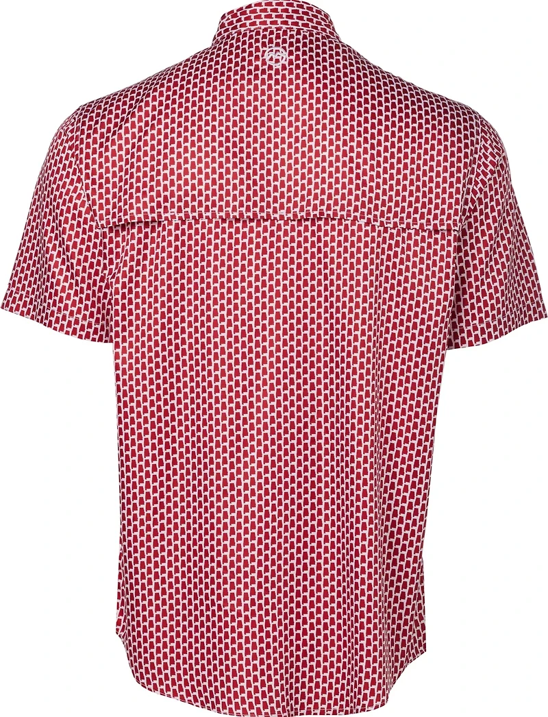 Magellan Outdoors Men's Alabama Local State Print Button-Down Shirt