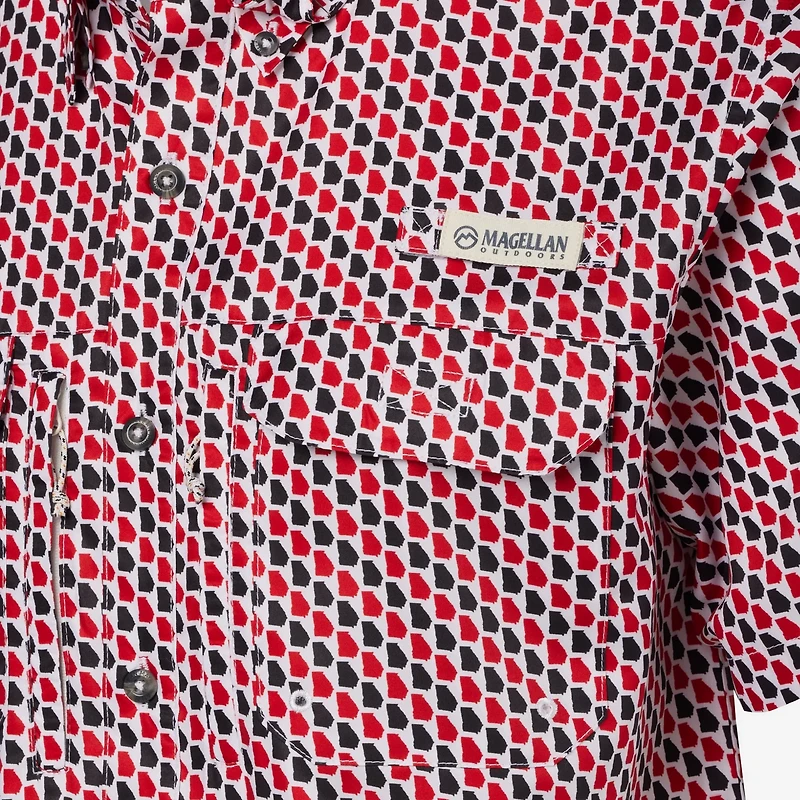 Magellan Outdoors Men's Georgia Local State Print Shirt