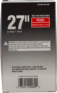 Bell 27" Standard Inner Tube