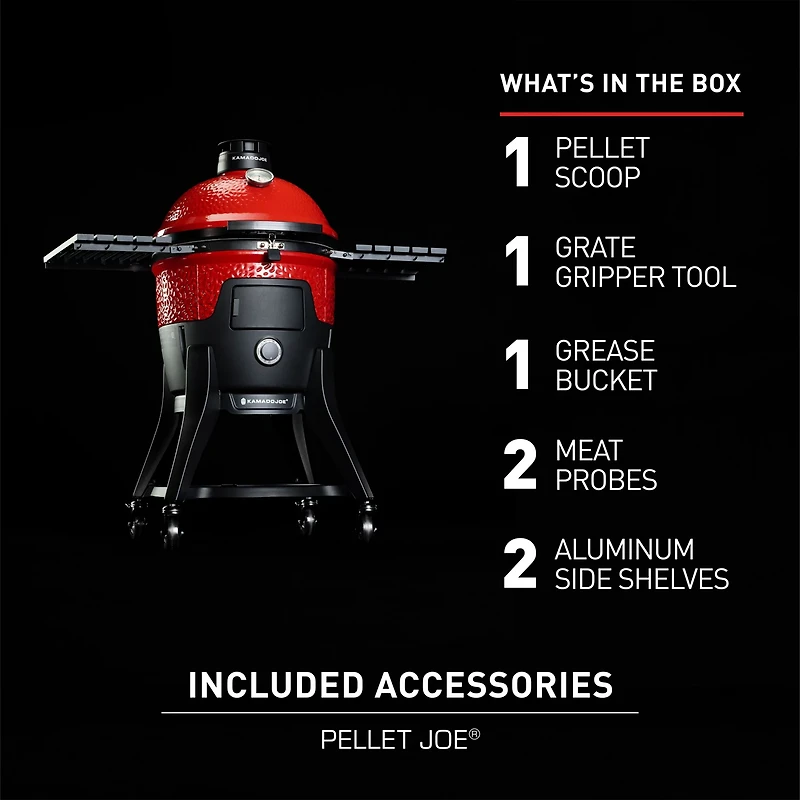 Kamado Joe Pellet Joe Wi-Fi Pellet Grill