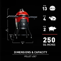 Kamado Joe Pellet Joe Wi-Fi Pellet Grill