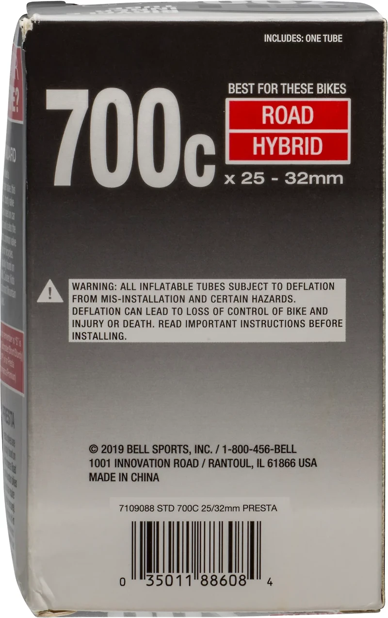 Bell 700c Presta Universal Inner Tube