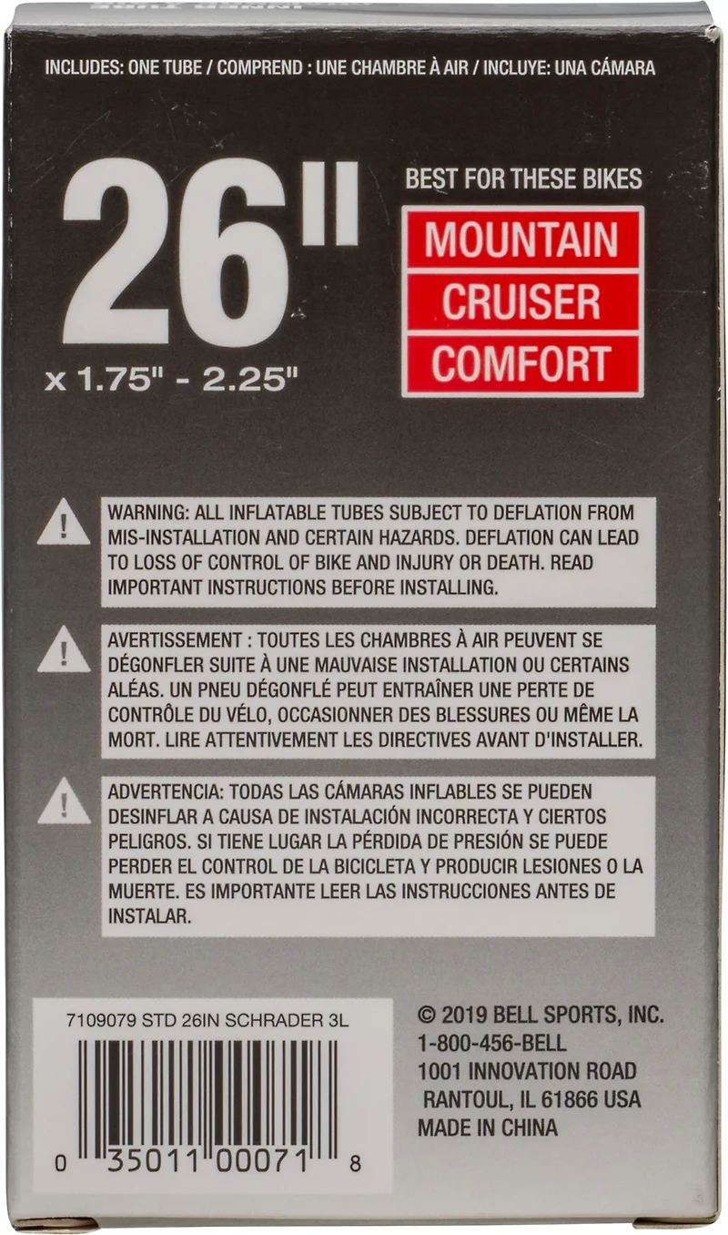 Bell 26" Universal Inner Tube