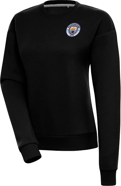 Antigua Women's Manchester City FC Takeover Crew Neck Sweatshirt