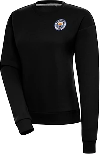 Antigua Women's Manchester City FC Takeover Crew Neck Sweatshirt