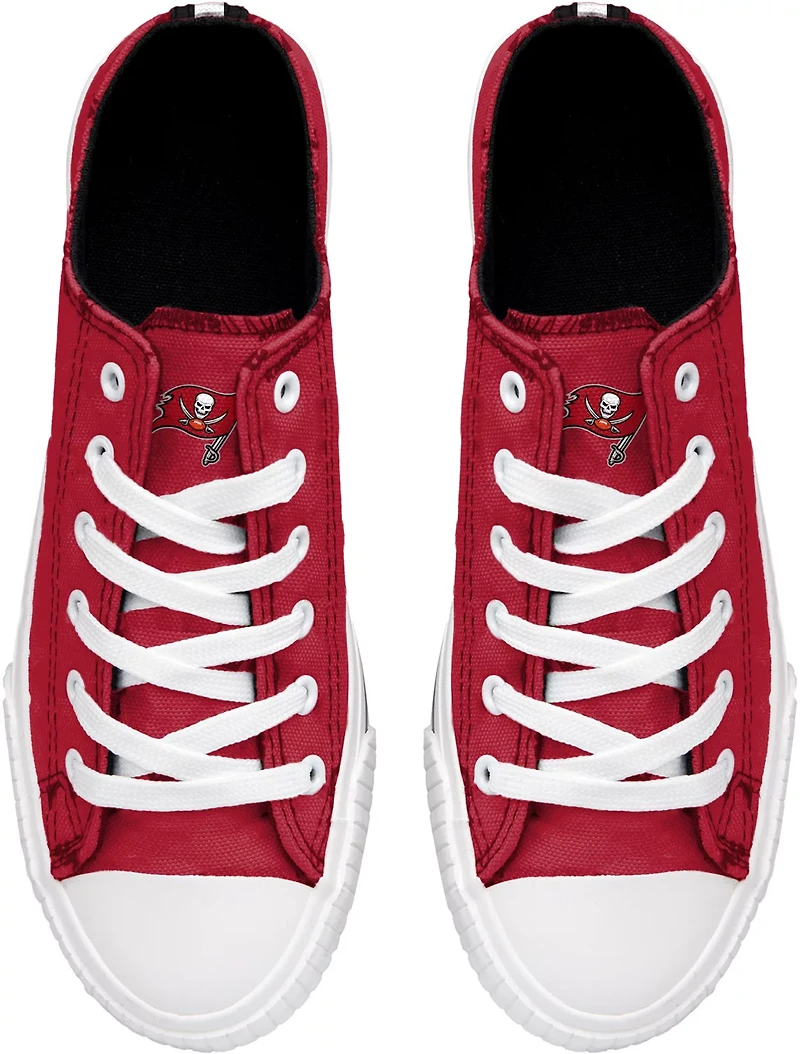 FOCO Unisex Tampa Bay Buccaneers SMU Canvas Shoes