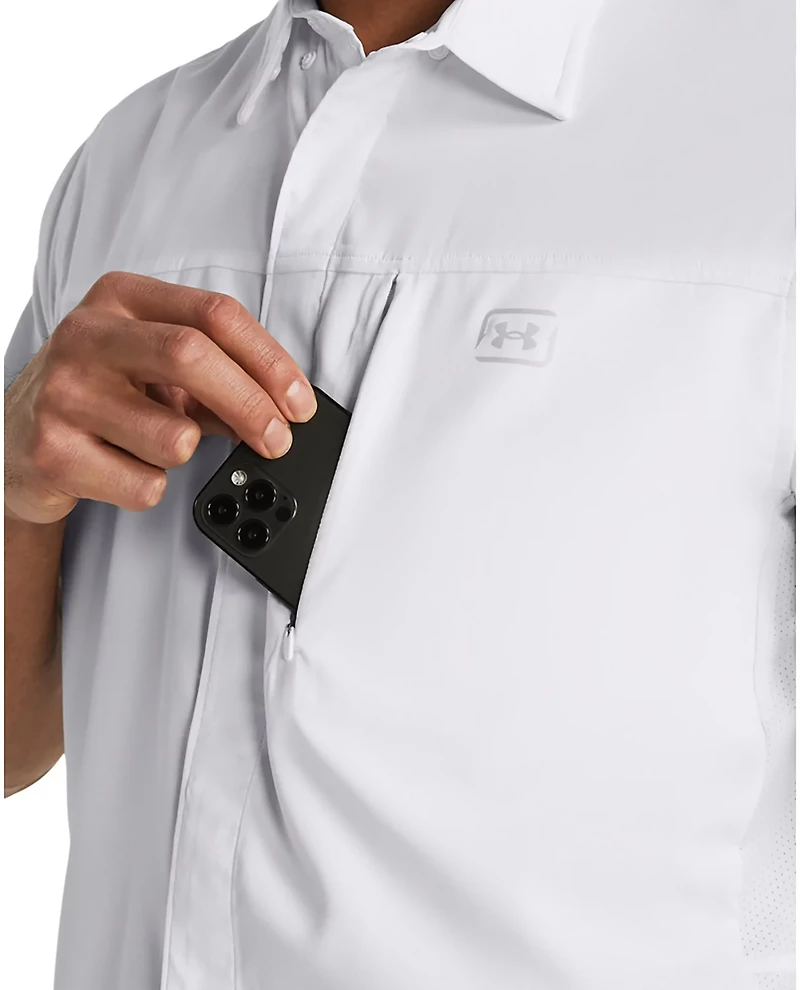 Under Armour Men's Shorebreak Hybrid Woven Short Sleeve Shirt