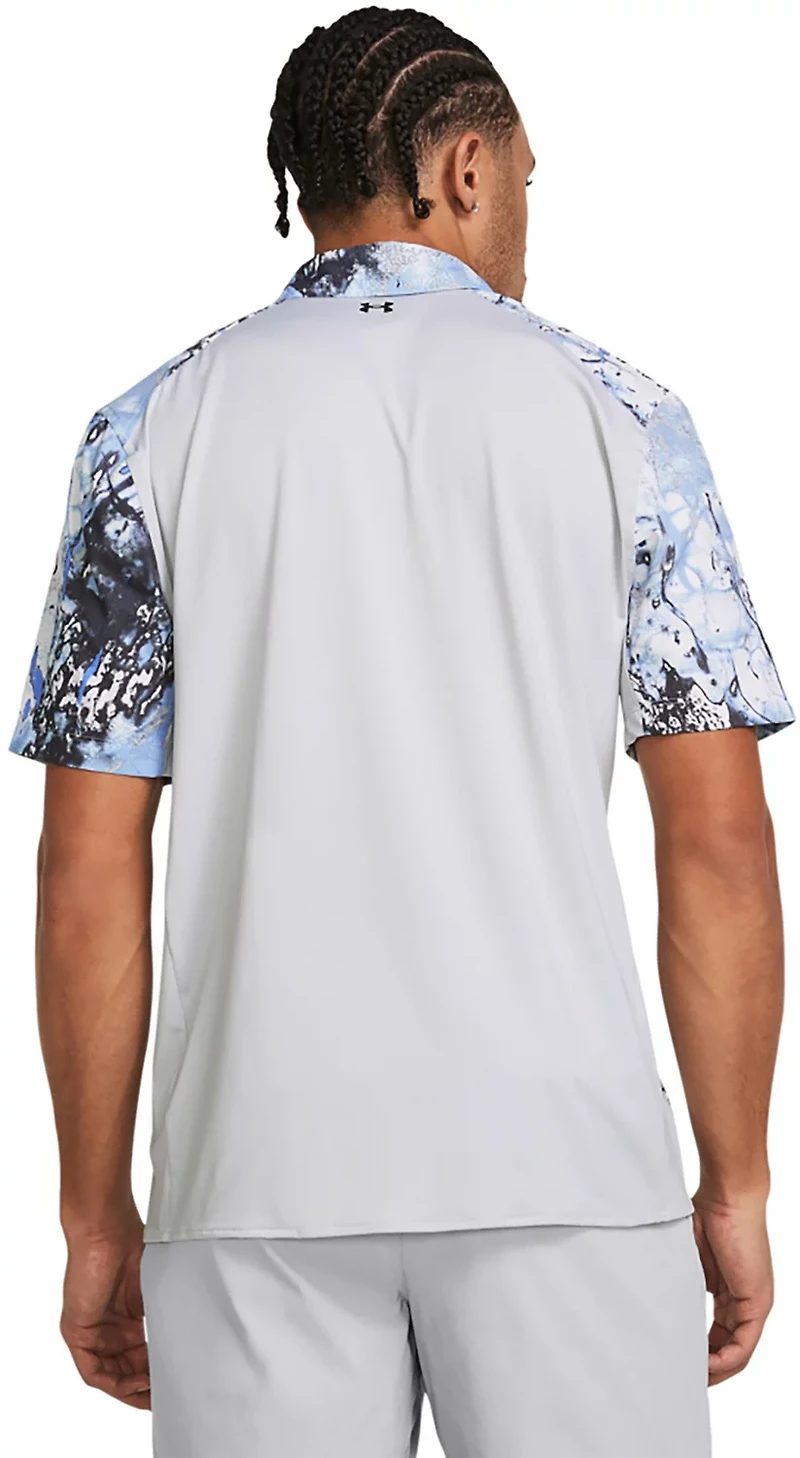 Under Armour Men's Shorebreak Fish Hybrid Printed Woven Shirt