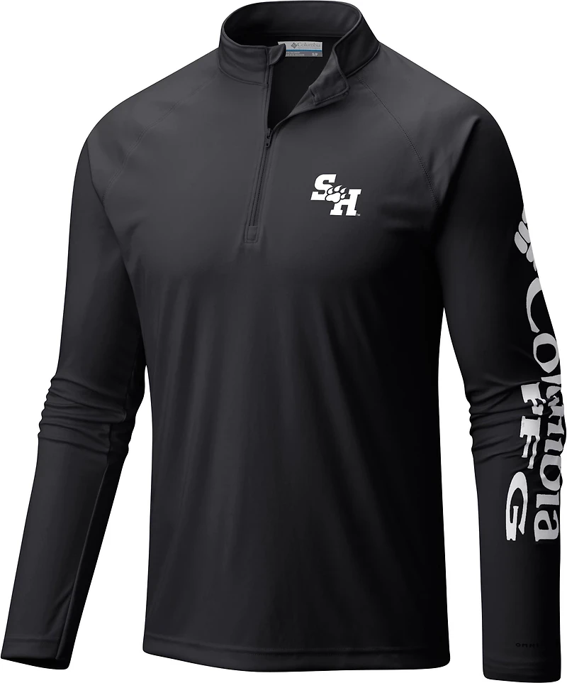 Columbia Sportswear Men's Sam Houston State University Terminal Tackle 1/4 Zip Sweatshirt