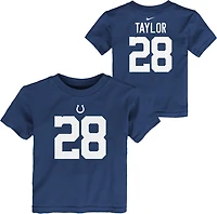 Nike Toddler Boys' Indianapolis Colts Johnathan Taylor 28 Fuse N&N T-shirt